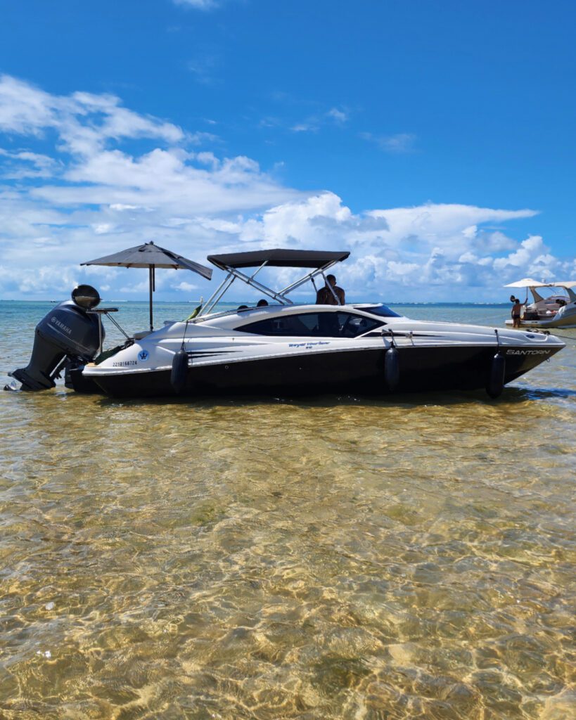 Passeio de lancha em João Pessoa